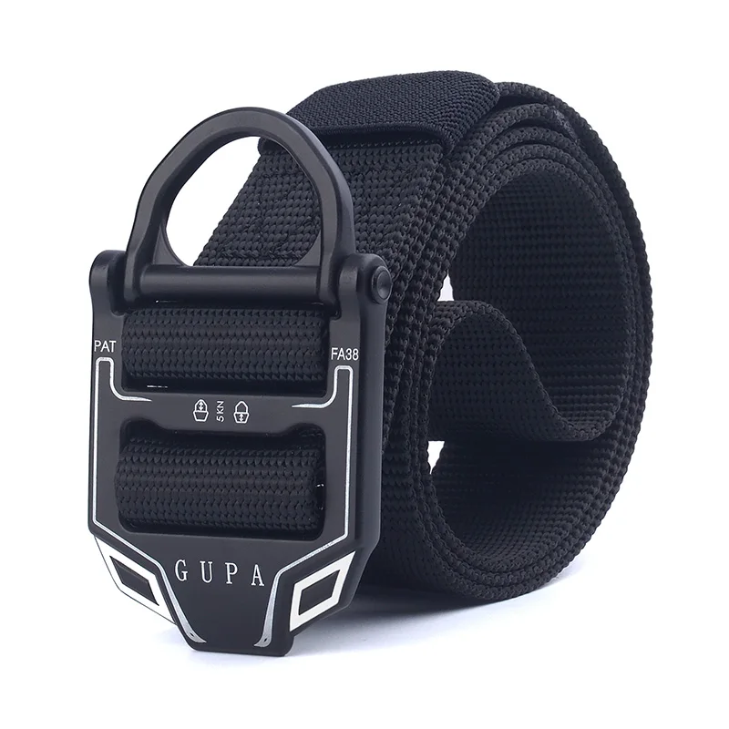 Buckle Length 9.5cm Width 5.1cm New Tactical Belt men Heavy Webbing Belt Military Quality Adjustable Military Style Nylon Belt