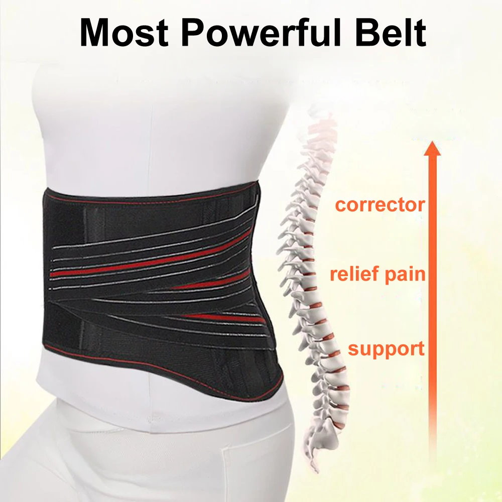 Женская и мужская поддержка поясницы медицинский бандаж для нижней спины