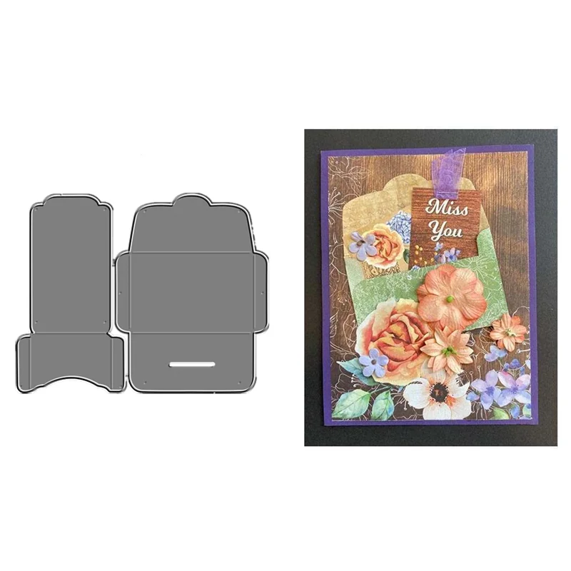 Die Embossing Frame Card Craft No Stamps