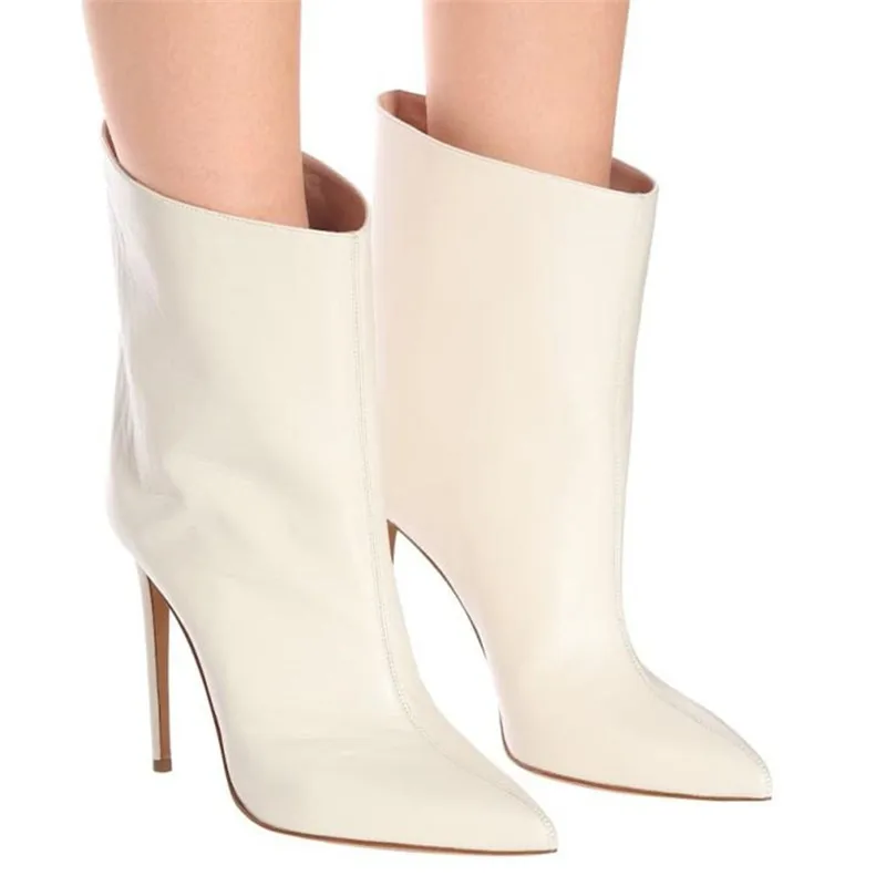 Женские кожаные ботинки челси FEDONAS вечерние ботильоны из тисненой кожи на тонком