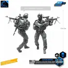 Yufan модель 135 Рисунок Современный армии США Пулеметчики штурмовые солдат 135 Смола Солдат Би-13