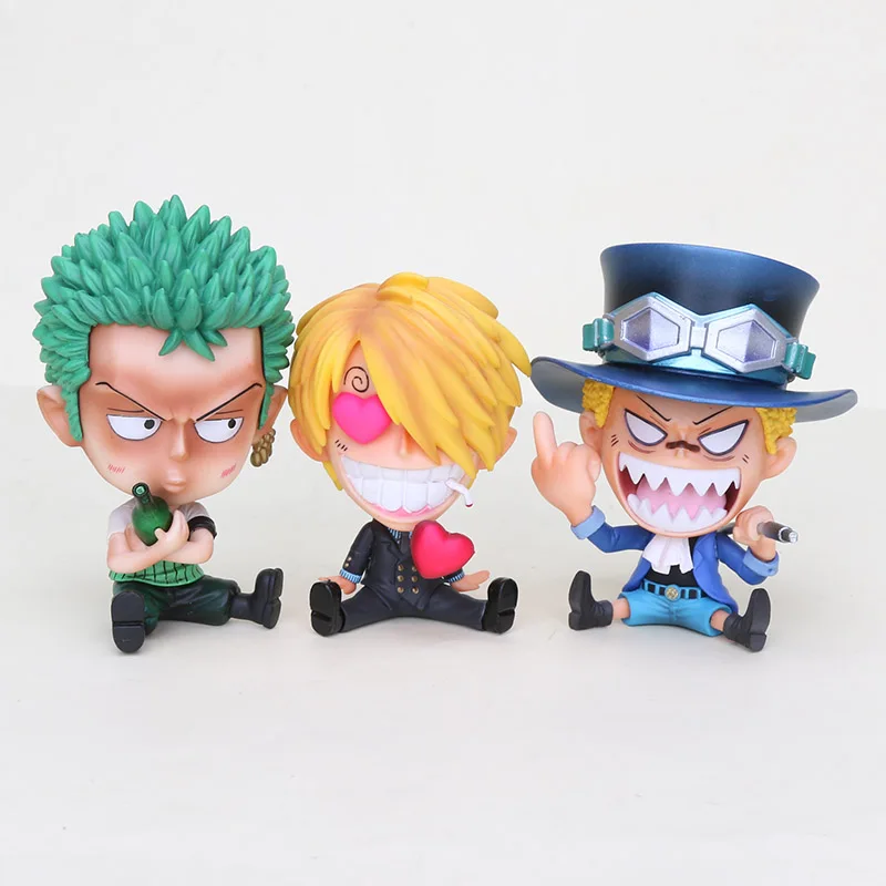 Одна фигурка ророноа Зоро держит винную бутылку GK ver. Аниме из ПВХ в коробке 8 10 см