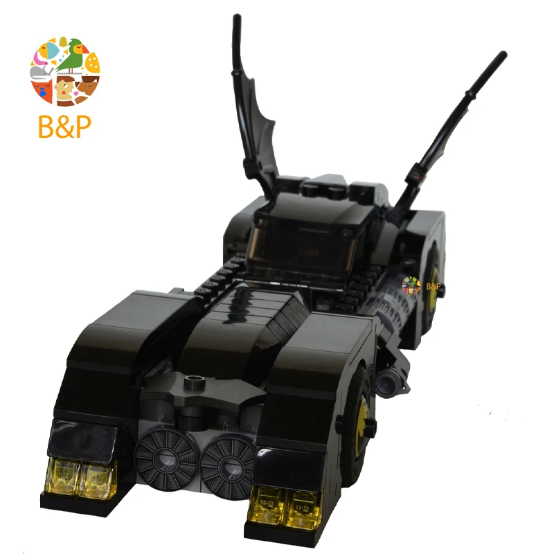 76119 354 шт Супер Герои серии Бэтмобиль: погоня за модель Джокера строительные блоки