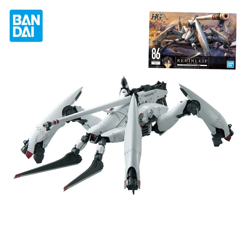 

Bandai Kids Assembled Toy Robot Model HG 86- Eighty Six Unmanned Fighter Reginleif Shin Use Knife Type Anime Action Figure Gifts