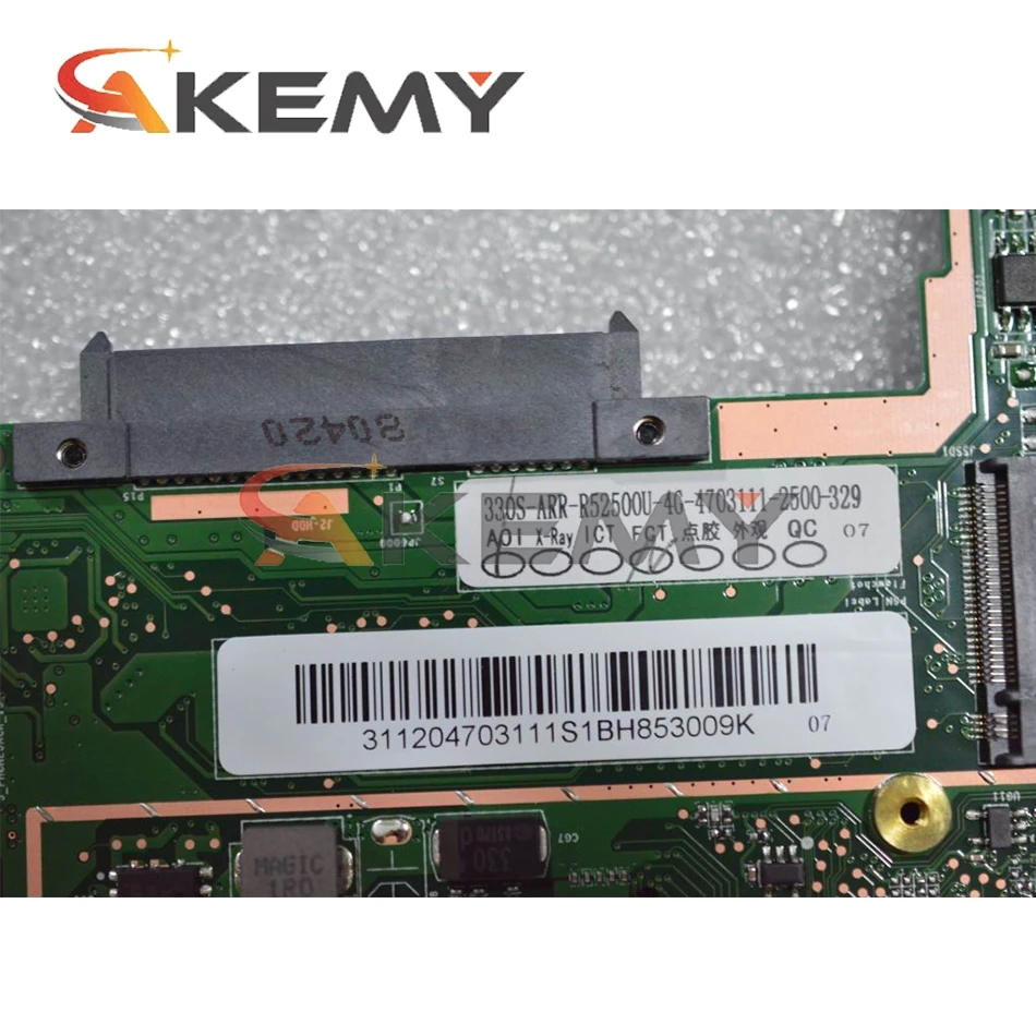 

For Lenovo 330S-15ARR Notebook Motherboard AMD Ryzen 7 2700U GPU R540 2GB RAM 4GB DDR4 Tested 100% Working New Product