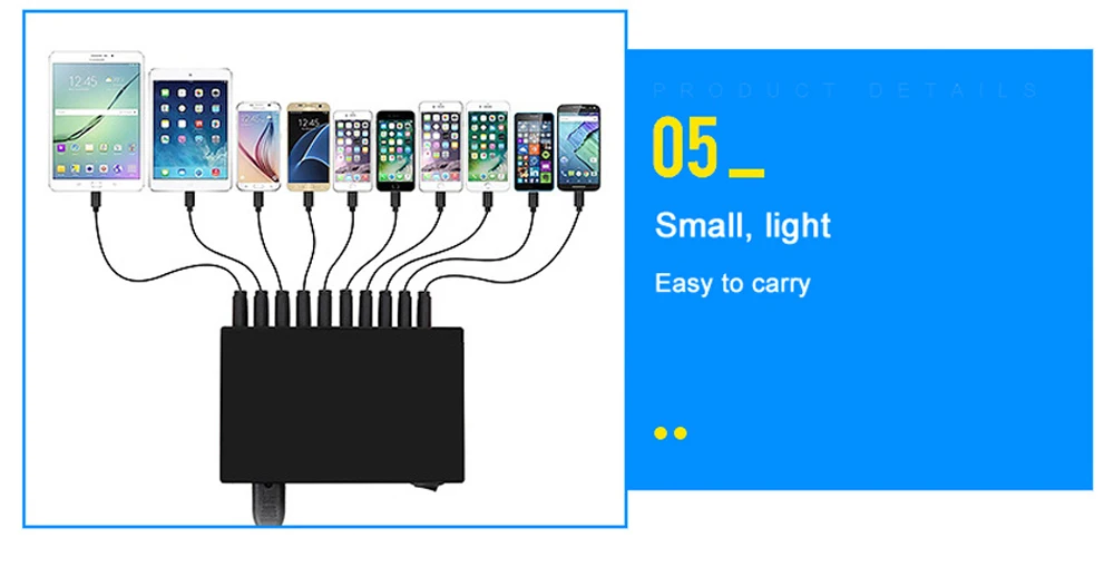 ЕС Plug несколько usb carga быстрый адаптер интеллектуальная USB Настольная зарядка Movil Быстрая зарядка 10 портов мульти зарядное устройство для мобильных устройств