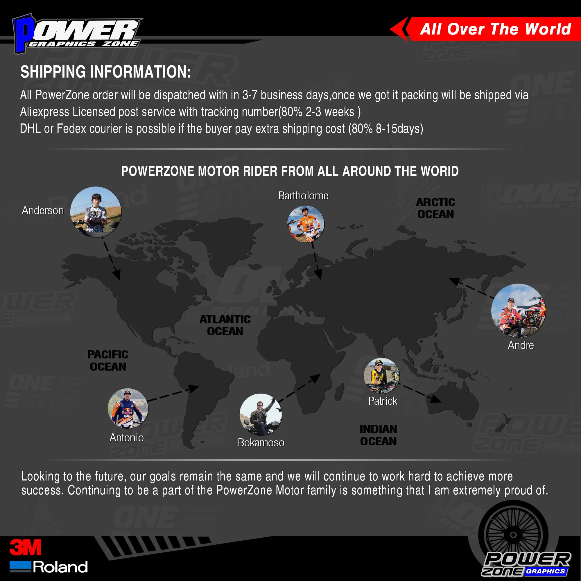 Персонализированные графические фоны PowerZone Team наклейки 3M Набор наклеек для YAMAHA