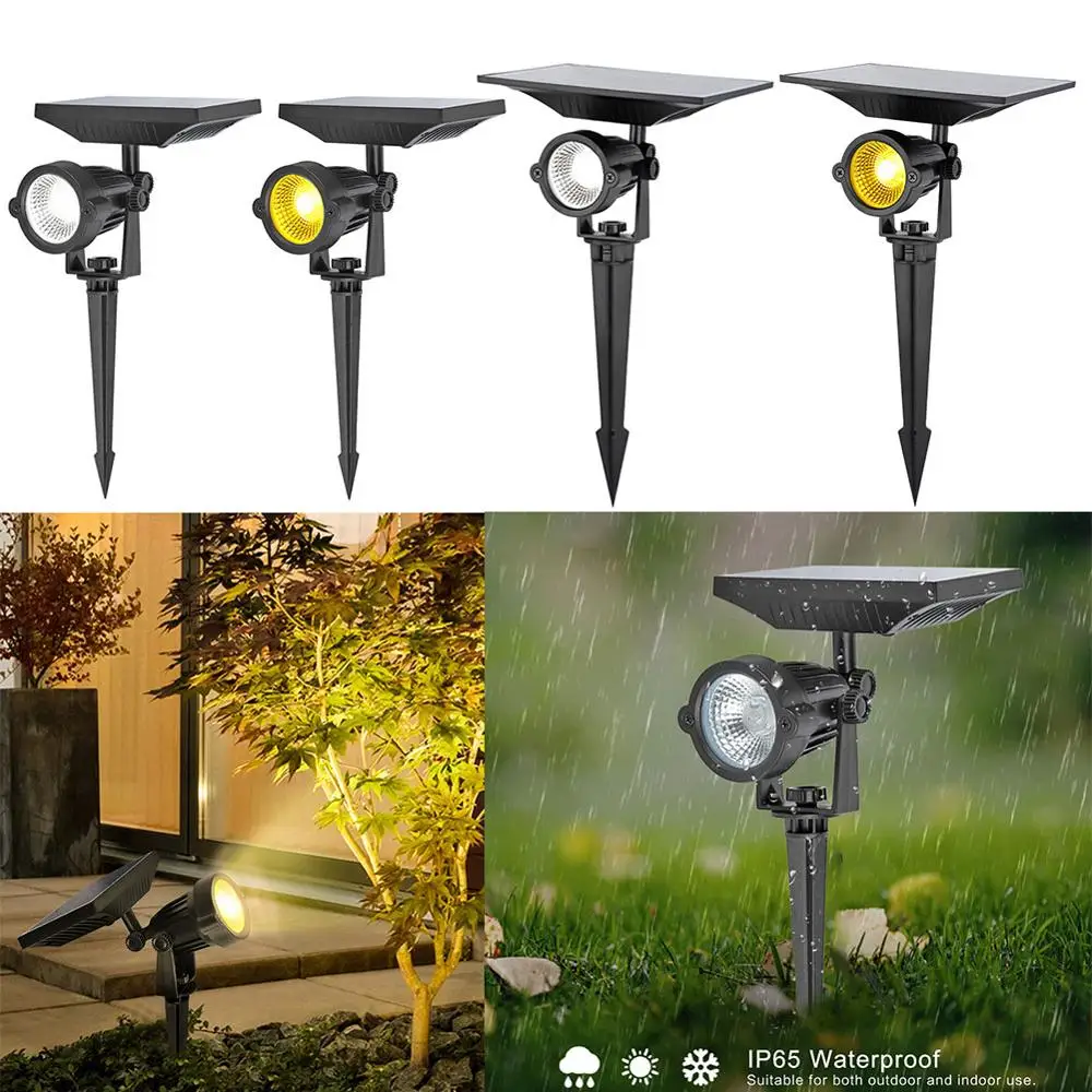 

5W 10W Waterproof Outdoor Ground Lamps Warm/White Light Path Spike Bulbs Spot Lighting for Garden Lawn Yard Solar Lamp light