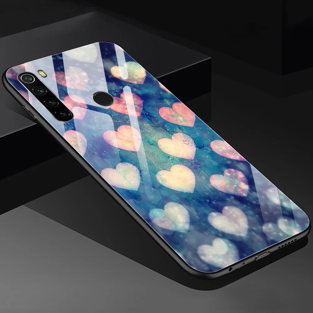 

Cartoon Love Case for Xiaomi Redmi Note 8 9 7 8T K20 K30S 6 Pro Mi Note 10 9 9T 8 Pro SE Poco X3 F1 Glass Phone Cases Cover