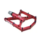 Педаль для горного велосипеда, большая Нескользящая педаль для горного велосипеда с 3 пластинами, удобный подшипник