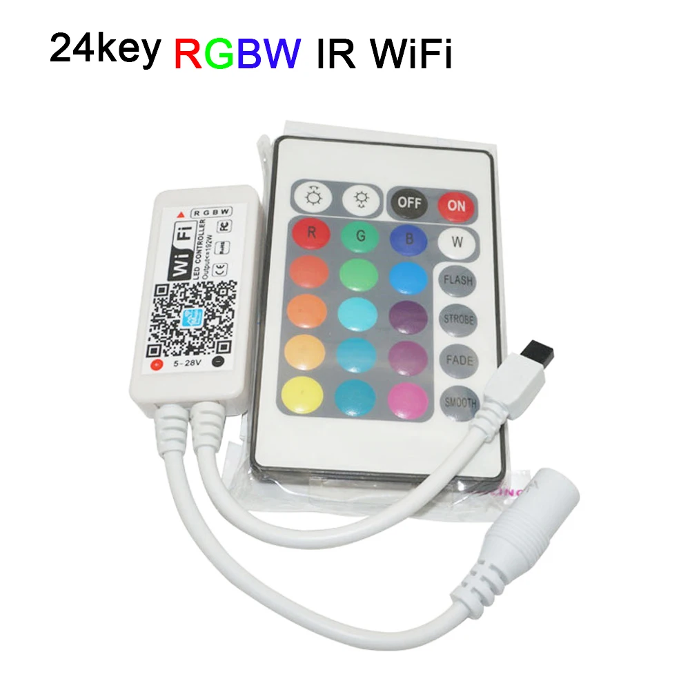 Светодиодный контроллер Magic Home Wi-Fi Одноцветный RGB RGBW CCT 5 в постоянного тока 12 В 24