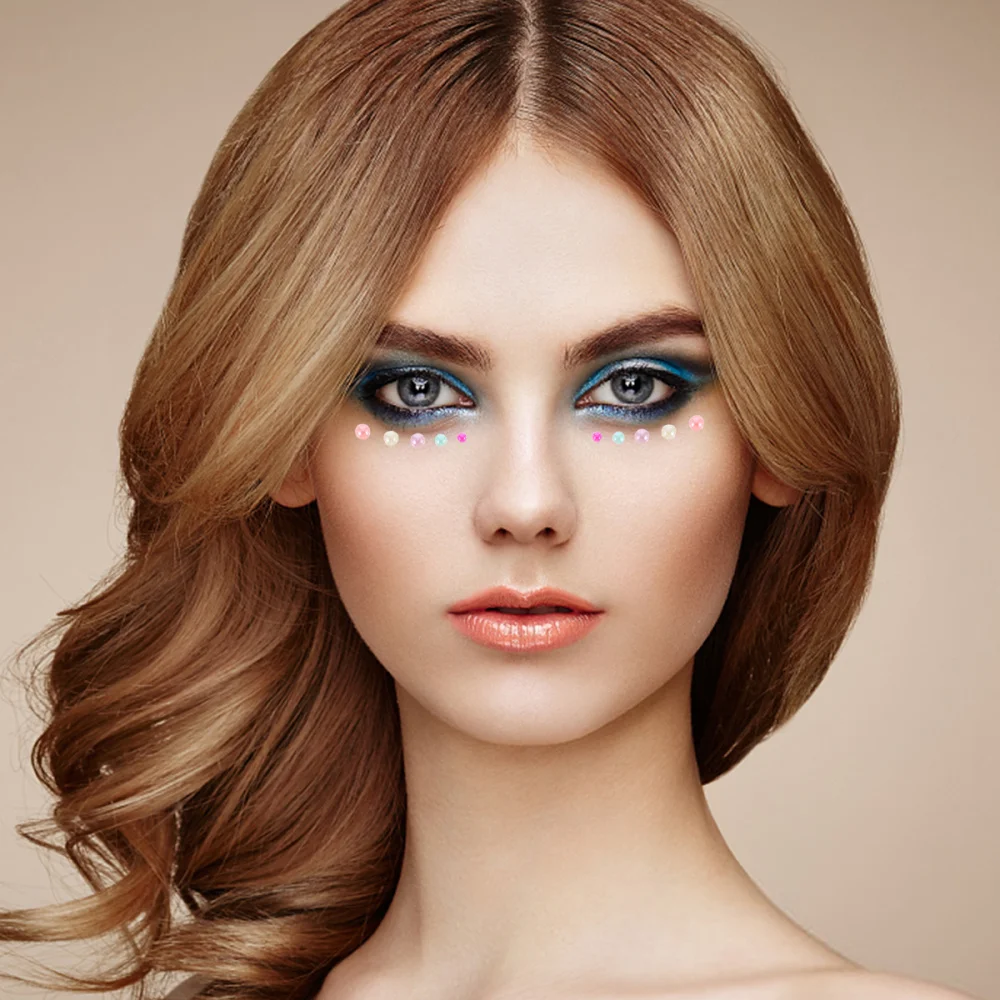 

12 Sheets Rhinestone Stickers DIY Rhinestone Beads Sets Stickers for Body