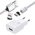 Магнитный зарядный кабель USB Type-C для Honor 9X 20 10, быстрое зарядное устройство для телефона Samsung S8, Huawei P20 lite, Mate 20, 10, 9, P30 Pro, Oppo Reno