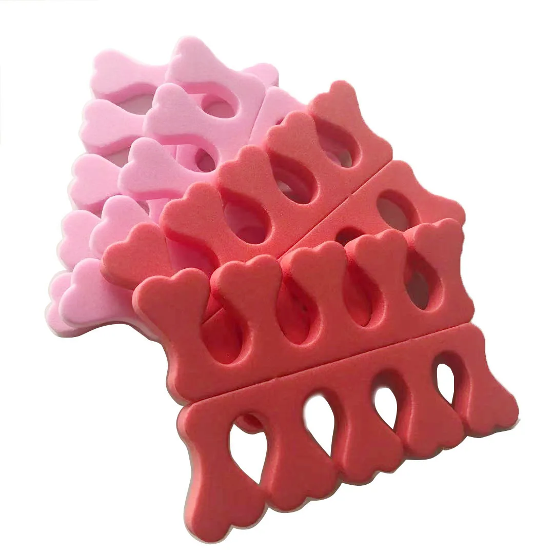 50 pcs/lot random colour EVA toe separator nail care tool manicure art divider | Красота и здоровье