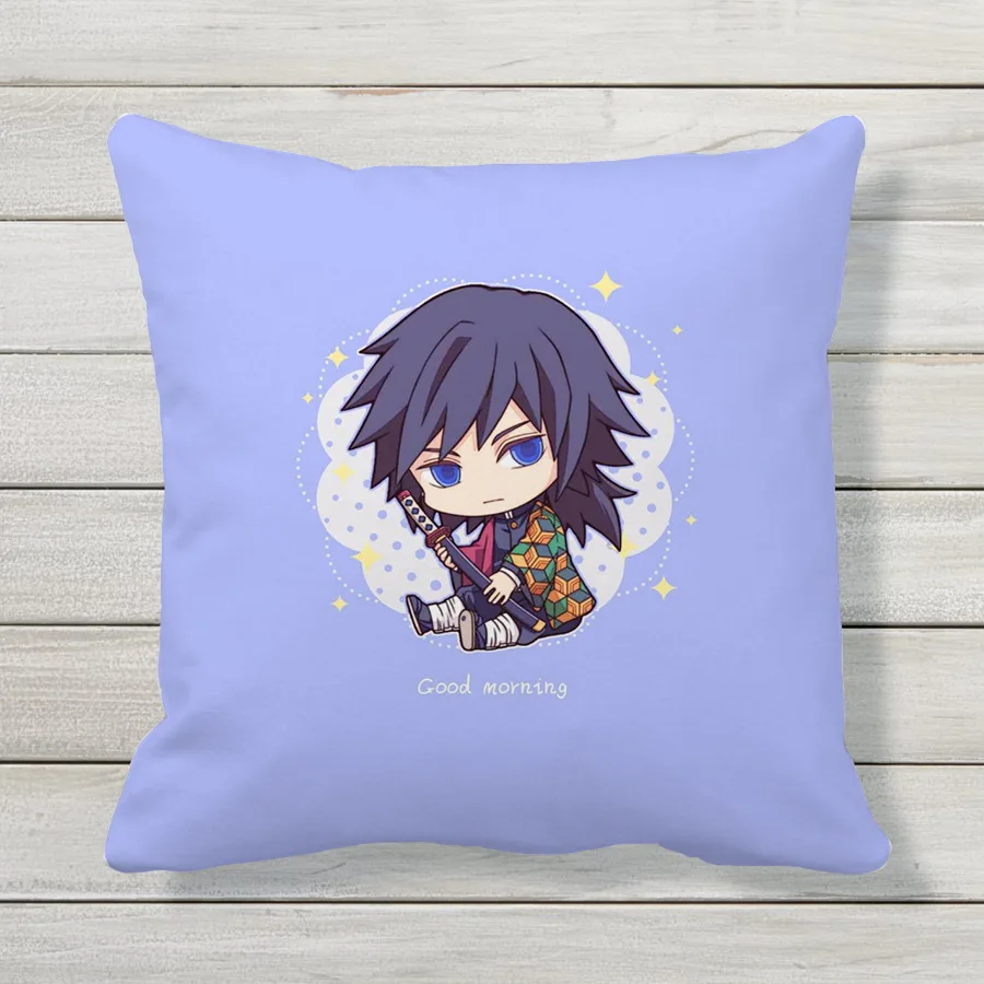 45CM Japan No pillow core Anime Demon Slayer Kimetsu no Yaiba Printed Pillows Cover Soft Decorative Pillow case Gift Pillowcase | Игрушки и