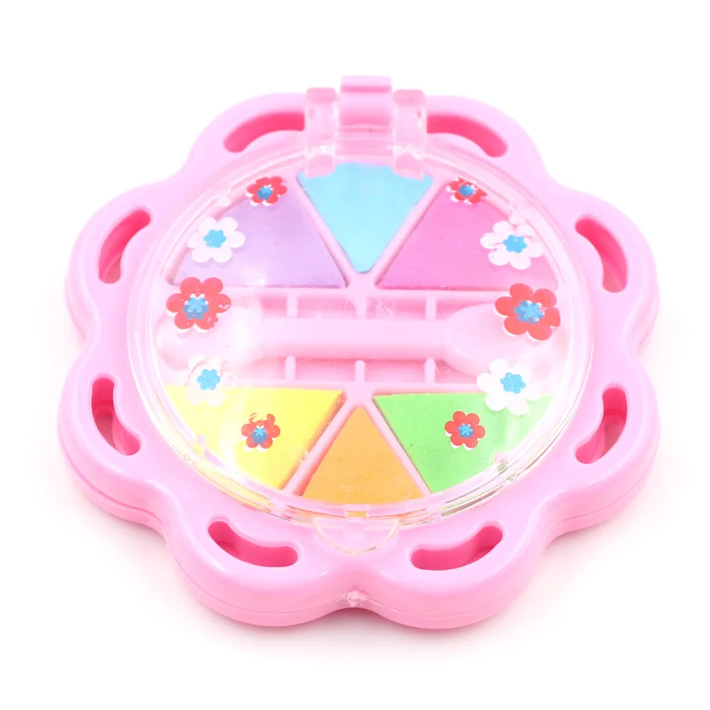

1PC 7CM Kids Girls DIY Makeup Toy Cosmetics Eyeshadow Lipstick Rings Pretend Play