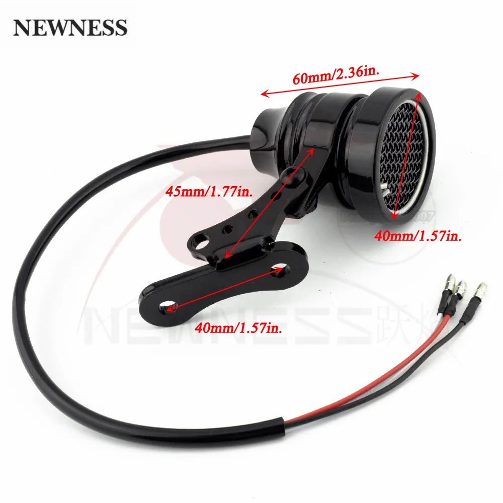 Универсальный мотоциклетный Ретро светодиодный задний светильник s Сетка