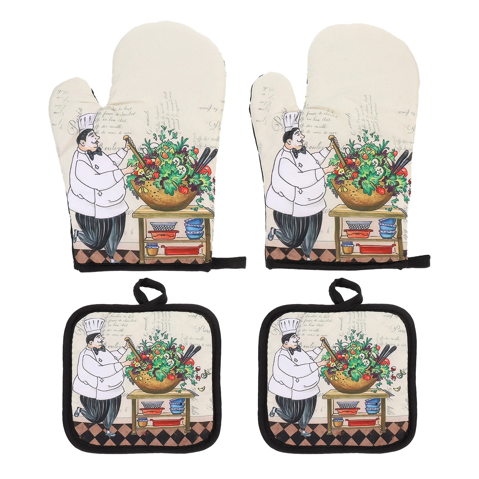 

2 комплекта, термостойкие перчатки для микроволновой печи