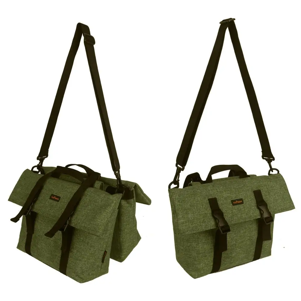 Винтажная велосипедная сумка Tourbon водонепроницаемая уличная на плечо для