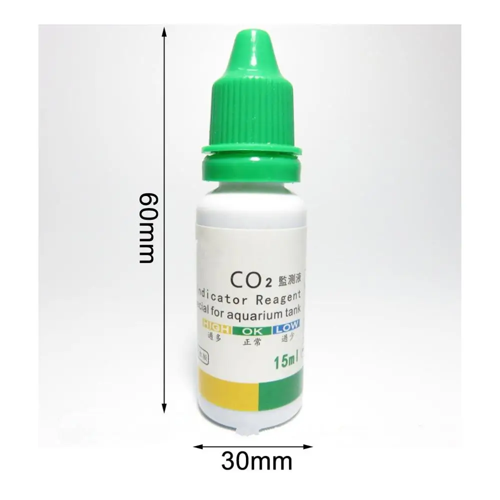 Аквариум CO2 индикатор садок для рыбы жидкости Тесты долгосрочной перспективе