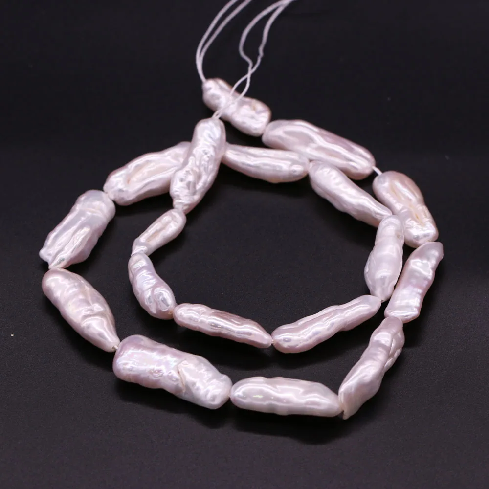 

Freshwater Pearl For Jewelry Making Rectangle Loose Beads DIY Necklace Bracelet Handiwork Sewing Craft Accessory