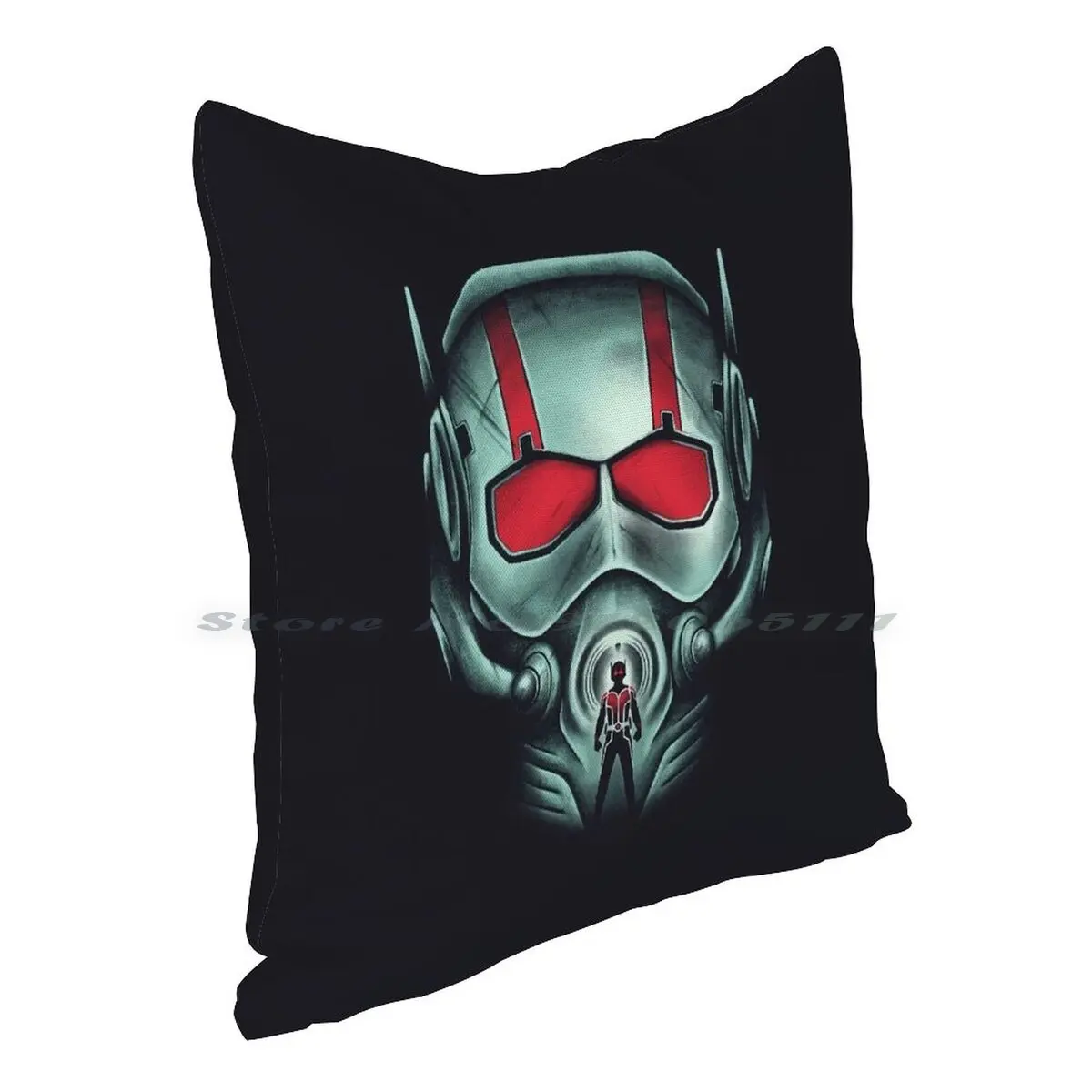 Наволочка Ant-Hero с изображением Человека-муравья, героя, супергероя, в шлеме и костюме из научной фантастики, креативный и актуальный тренд.