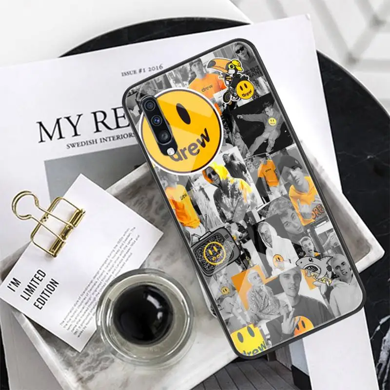 

Justin Bieber Drew House Phone Case Glass Coque Fundas For Xiaomi Redmi Note 7 5 4 6 6A Mi 8SE 8 6 Lite Mix 2 2s Note 3 Cover