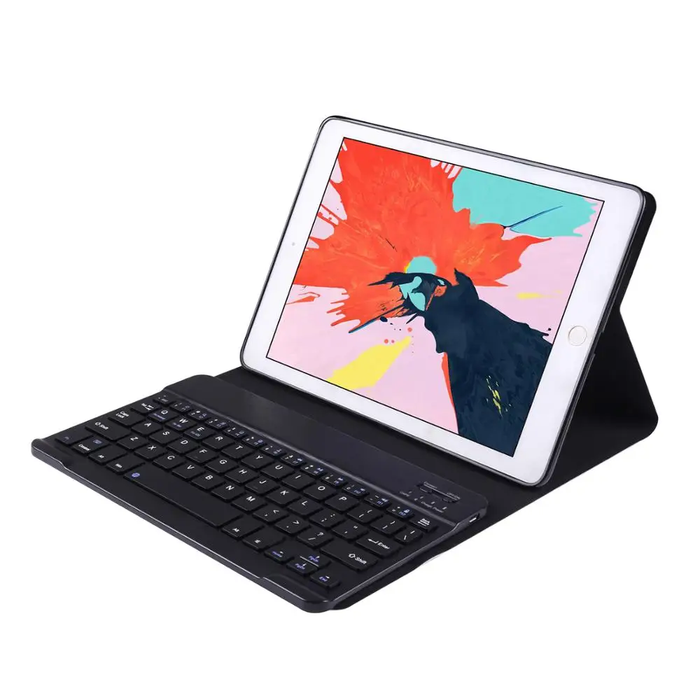 Кожаный чехол с Bluetooth-клавиатурой для iPad Air 1 2 2017 2018 9 7 | Компьютеры и офис