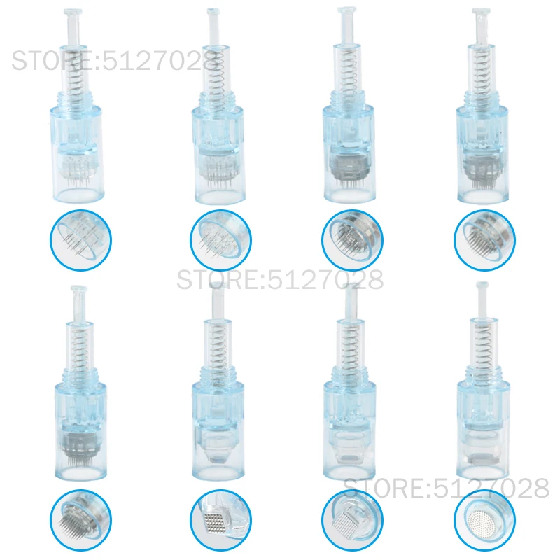 

50PCS Screw Cartridge Replacement 9 /12/ 36 /42pin/ Nano Needle Tips For Auto Electric Micro Rolling Derma Stamp Therapy X5