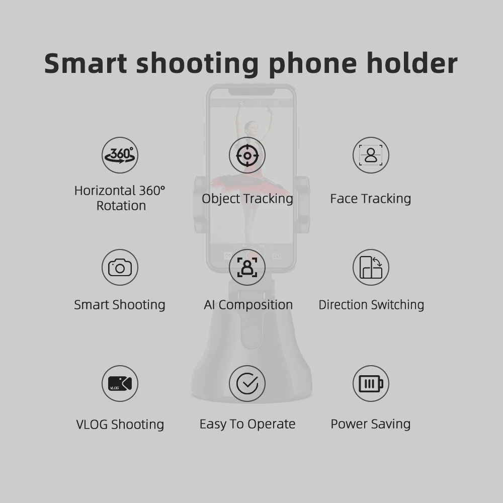 Автомобильный держатель для смартфона Deelife с поворотом на 360 градусов мобильного