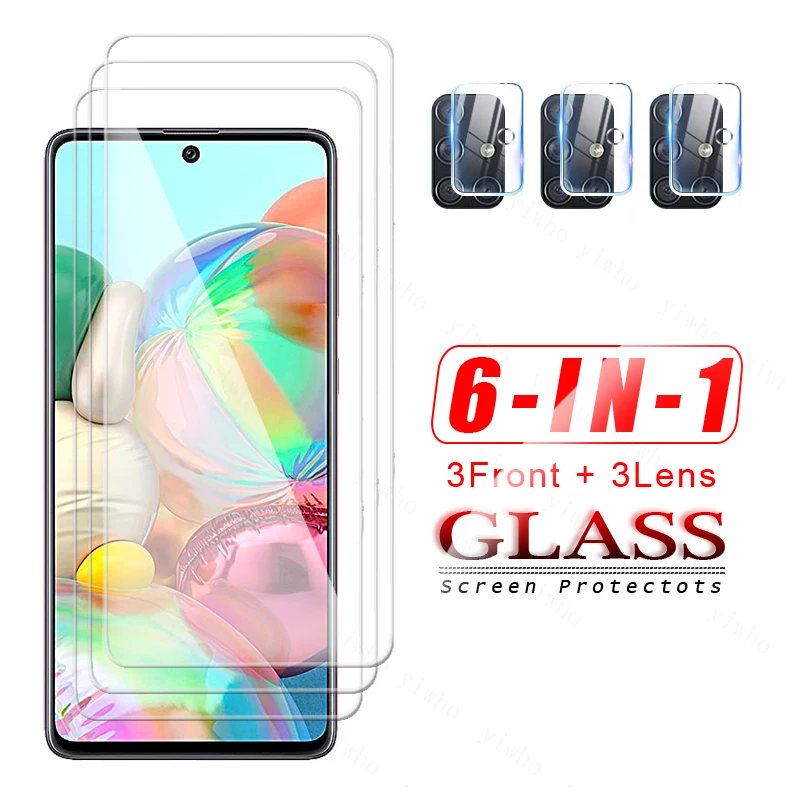 

Закаленное стекло для Samsung Galaxy A 71 51 31 21 11 01, защитная пленка для экрана 10 20 30 40 50 70, стеклянная пленка для объектива камеры