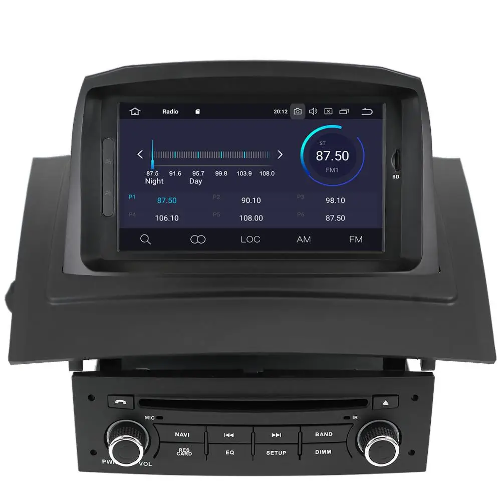 Android 9 DSP камера автомобильный dvd-плеер радио для Renault Megane 2 Fluence 2002-2009 Автомобильный мультимедийный плеер головное устройство gps навигация