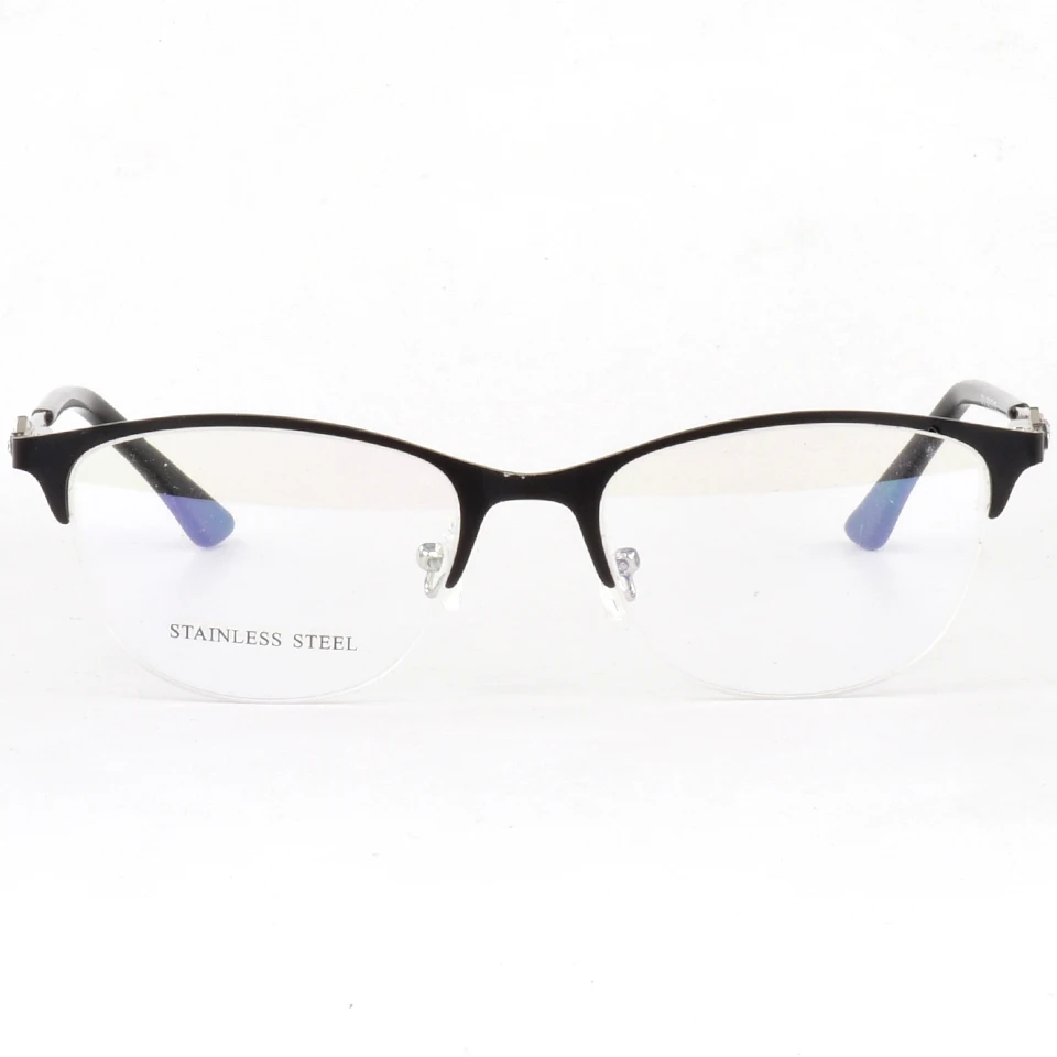 Оптические очки оправа для очков женские металлические полуоправы чтения