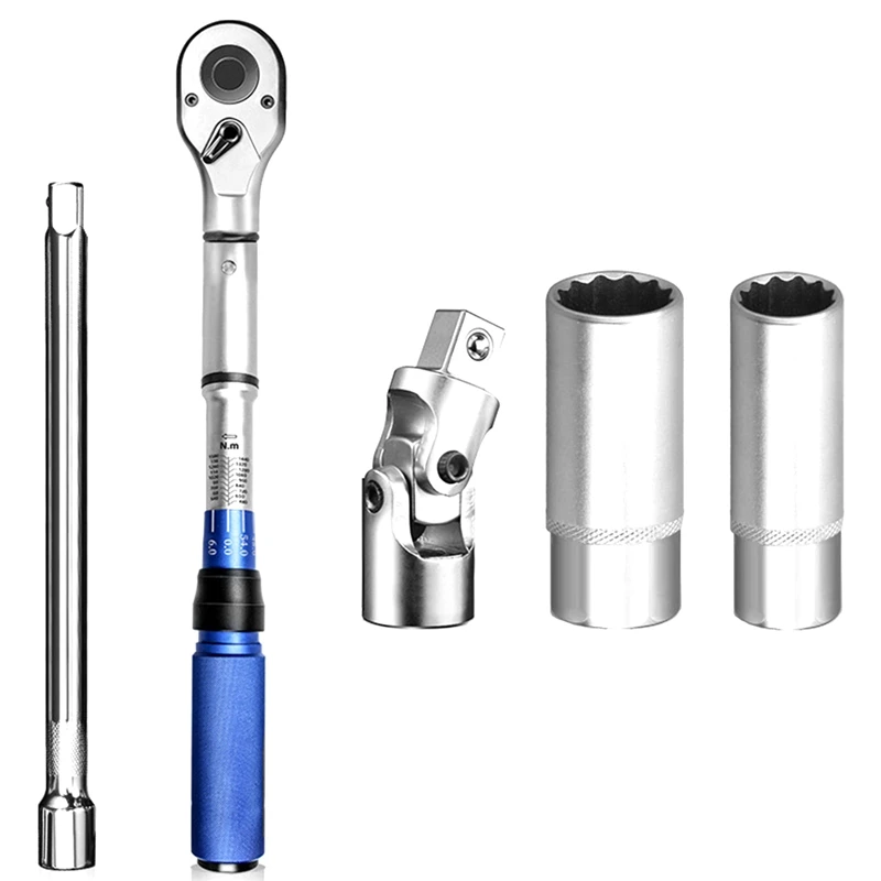 

Industrial-Grade Preset Adjustable Auto Repair Spark Plug Tire Cylinder Head Torque Torque Torque Kilogram Wrench