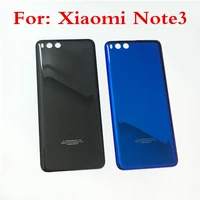 for xiaomi mi note 3 battery cover rear glass door housing replacement for mi note3 battery cover back glass case