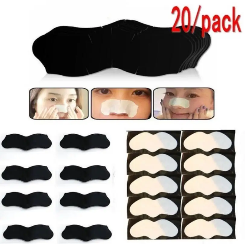 

10-50pcs Nose Blackhead Remover Mask Deep Cleansing Skin Care Shrink Pore Acne Treatment Mask Nose Black dots Pore Clean Strips