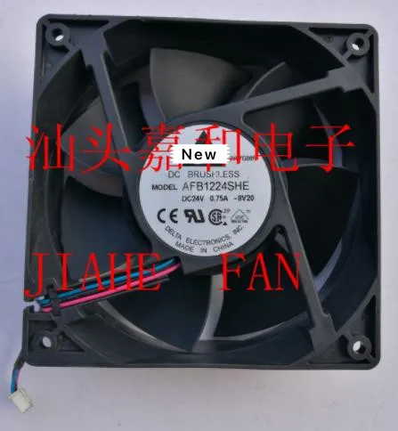 

For Delta AFB1224SHE 8V20 DC 24V 0.75A 120x120x38mm Server Cooling Fan