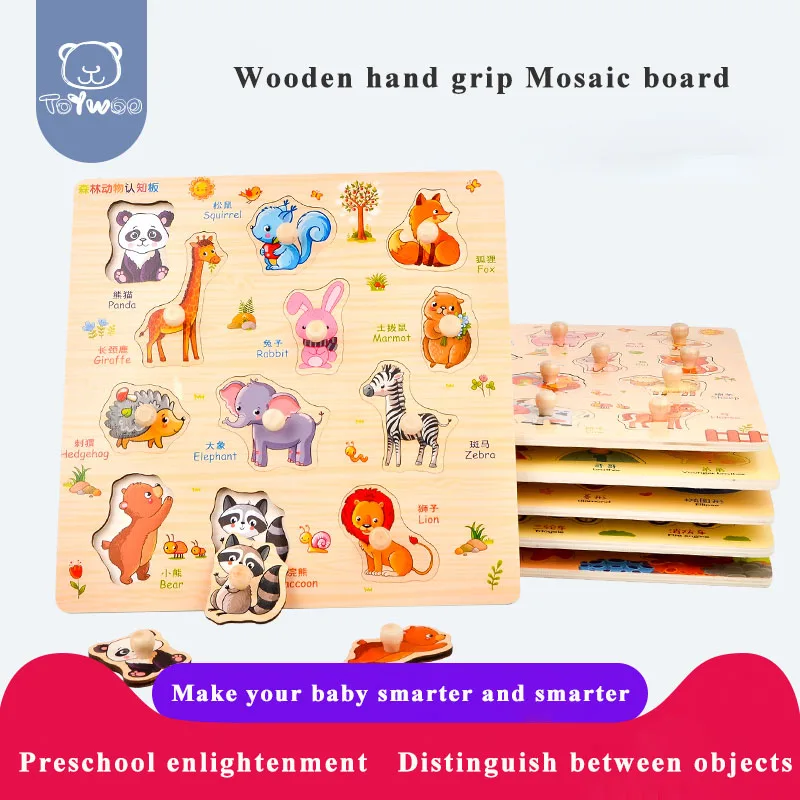 Игрушка Woo деревянные игрушки китогда пазлы для девочек и мальчиков игрушка