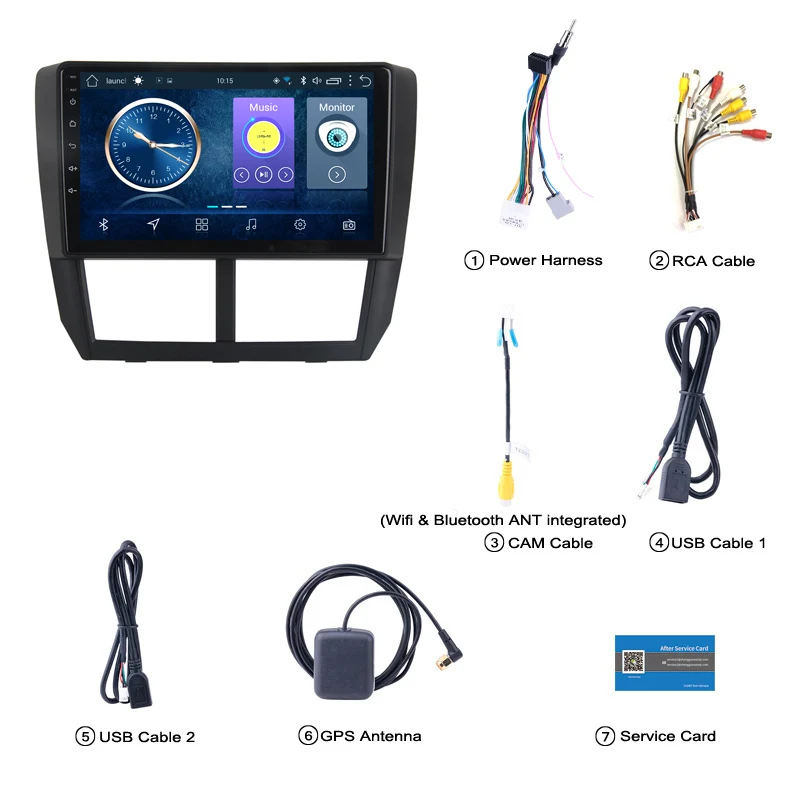 Автомобильное радио для Subaru Forester 2008-2012 Android 8 1 HD 9 дюймов GPS навигация