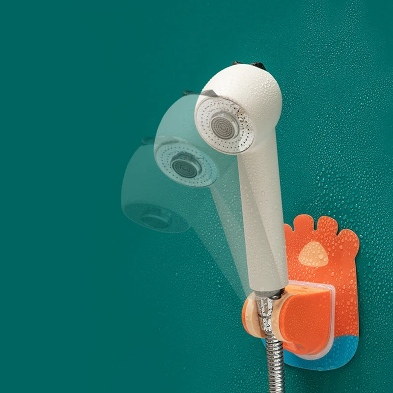 

1PC Universal Silicone Shower Holder Hand Shower Sucker Removable Bathroom Bracket Stable Rotation Bath Shower Accessories