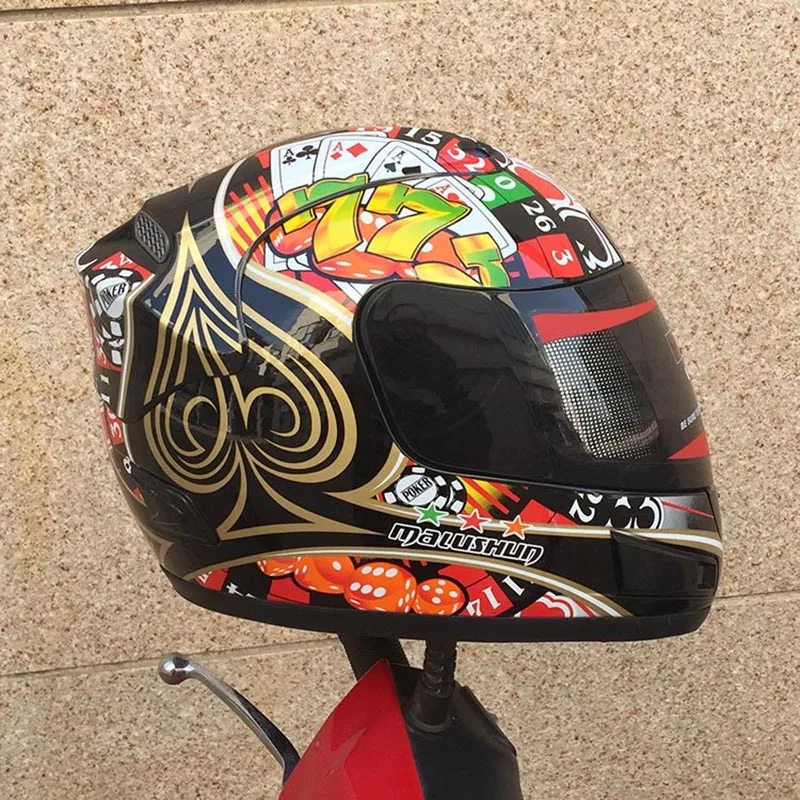 Бесплатная доставка полный уход за кожей лица мотоциклетный шлем catchword гоночный