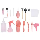 Миниатюрные принадлежности для сада, набор инструментов для мяса в горшке, суккуленты инструменты для пересадки, аксессуары для сада, товары для цветов, 16 шт.