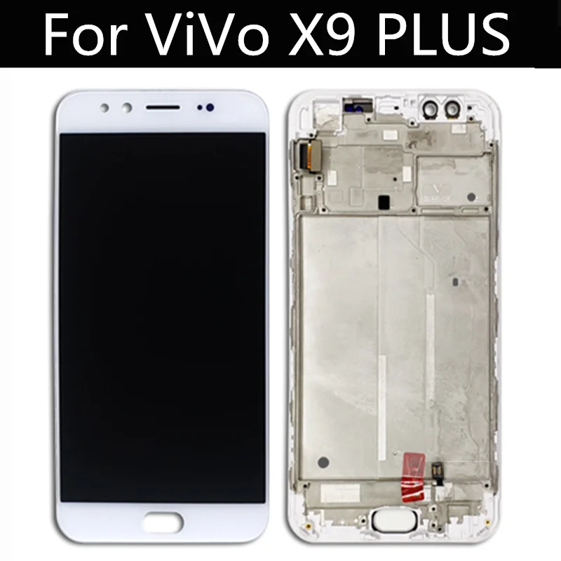 for vivo x9 plus lcd display touch screen with frame digitizer assembly replacement for phone x9 plus lcd screen free global shipping