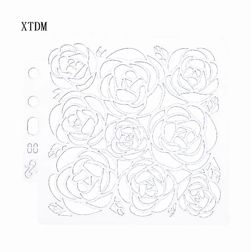 Пластиковая форма в виде лепестков розы трафареты сделай сам для скрапбукинга