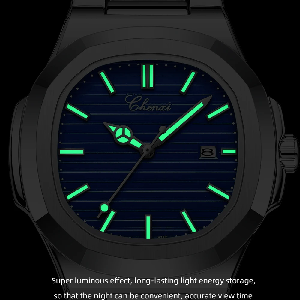 CHENXI новые часы для мужчин s Топ бренд Роскошные Спортивные кварцевые мужские