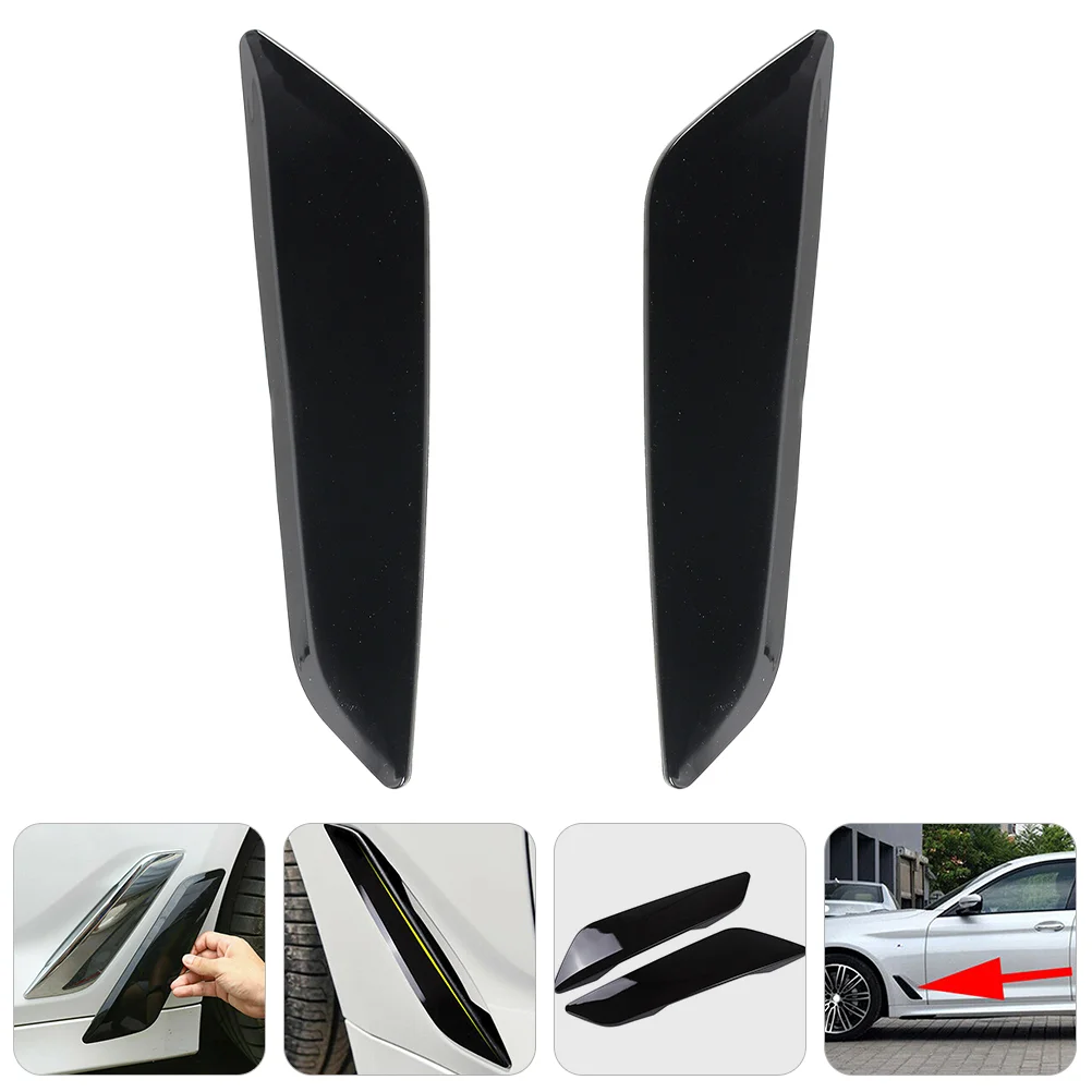 

1 Pair Auto Simulated Car Air Inlet Decor Side Vent Sticker Car Accessories
