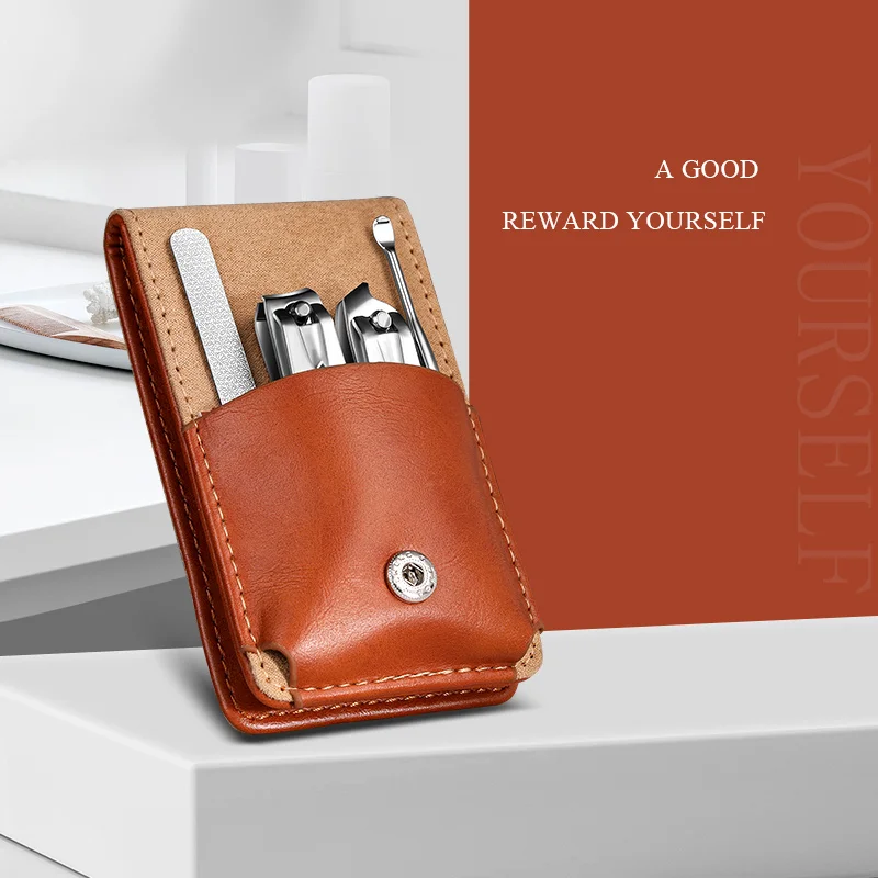 

4PCS Suits Small Portable Nail Clippers Set For Household Finger And Toe Trimming Nails Clippers Tools With Ear Pick