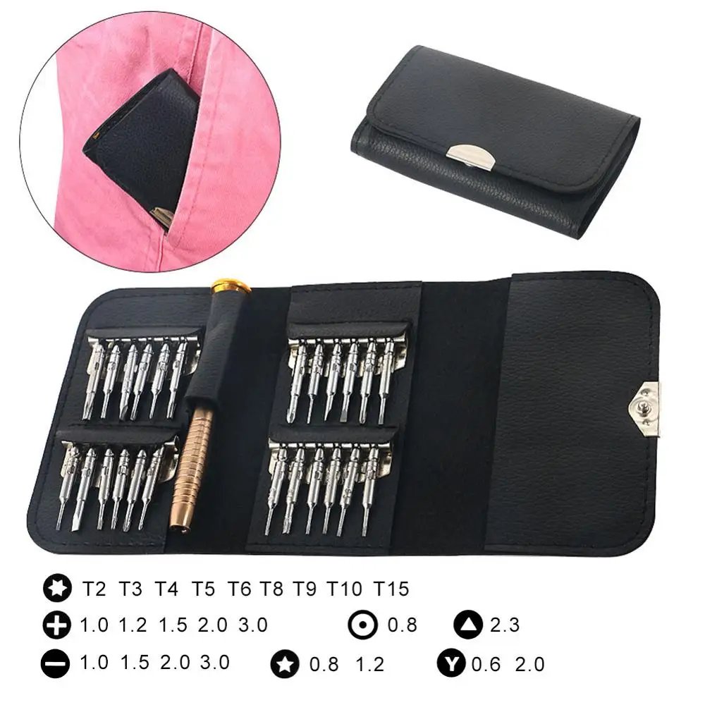 25in1 Screwdriver DIYFIX Инструменты для ремонта мобильных телефонов Набор отверток для iPhone MacBook Xiaomi Tablet PC маленькая игрушка разборка ручной набор инструментов - Цвет: 25in1 Screwdriver