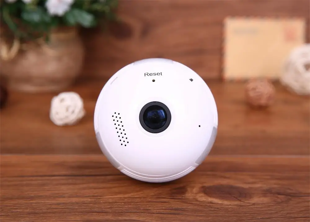 Ip-камера 360 градусов 1080P двухстороннее аудио домашнее видеонаблюдение Беспроводная IP Wifi камера wifi светильник лампа камера