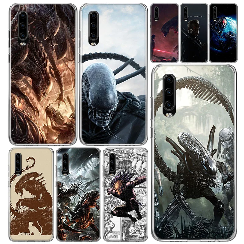 Чехол для телефона Alien vs Predator Huawei P40 P30 P20 P10 Mate 30 20 10 P Smart Z Pro Plus Lite Coque Capa Shell |